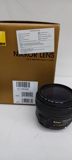 เลนส์ Nikon AF-S NIKKOR 50mm f 1.8G ครบกล่อง รูปที่ 2