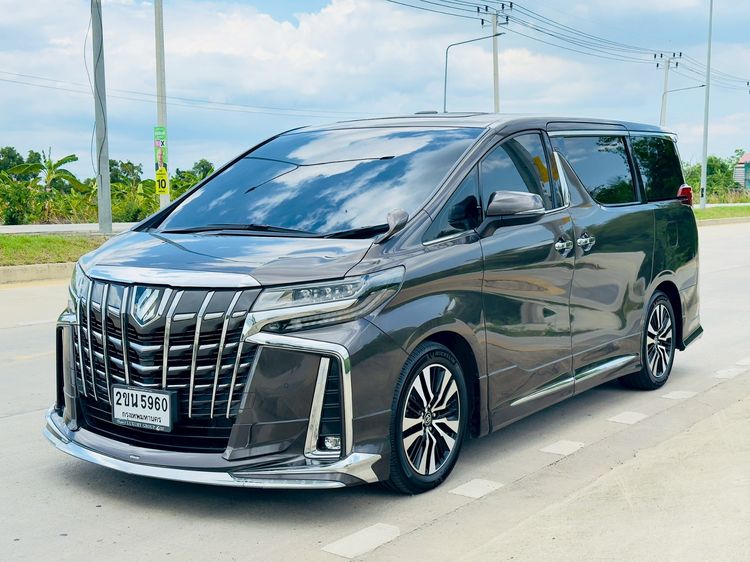 Toyota Alphard 2021 2.5 SC Utility-car เบนซิน ไม่ติดแก๊ส เกียร์อัตโนมัติ น้ำตาล