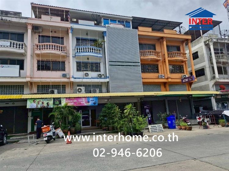 อาคารพาณิชย์ 3.5 ชั้น 35.1 ตร.ว หมู่บ้านเคหะชุมชนนนทบุรี ซอยติวานนท์-ปากเกร็ด15 ถนนติวานนท์ ปากเกร็ด นนทบุรี
