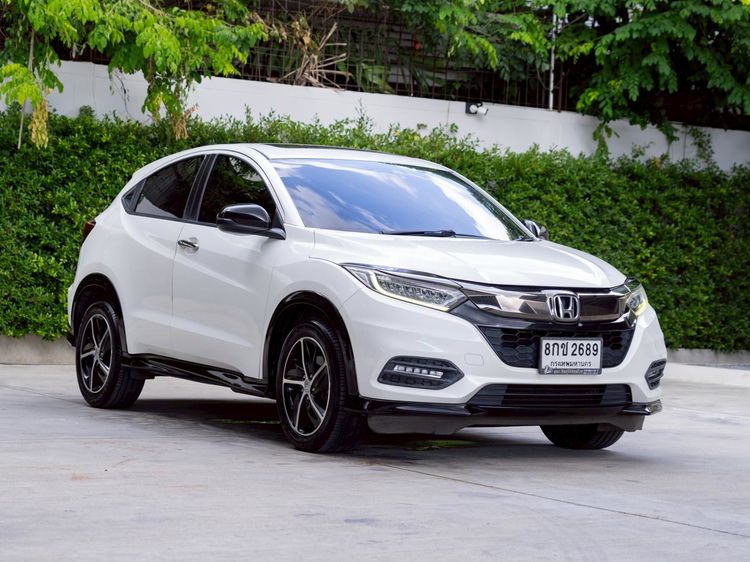 Honda HR-V 2019 1.8 RS Utility-car เบนซิน ไม่ติดแก๊ส เกียร์อัตโนมัติ ขาว