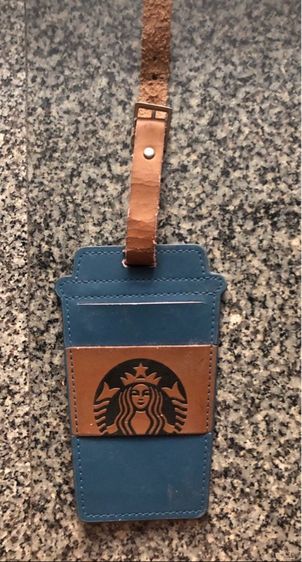 ป้ายชื่อคล้องกระเป๋า starbucks 