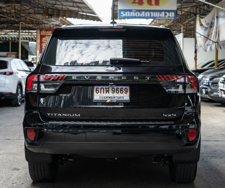 Ford Everest 2024 2.0 Bi-Turbo Titanium+ 4WD Utility-car ดีเซล ไม่ติดแก๊ส เกียร์อัตโนมัติ ดำ รูปที่ 4