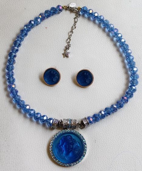 อื่นๆ สร้อยคอและจี้ เซตเครื่องประดับ Kirks Folly Magnetic Crystal Seaview Dream Angel Goddess