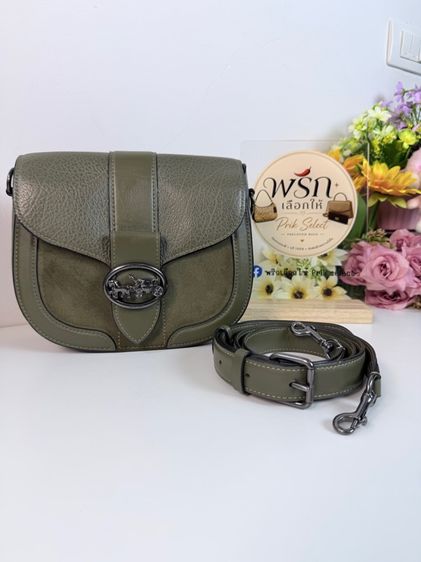เขียว หนังแท้ Coach กระเป๋าผู้ชาย