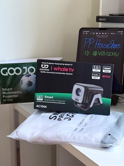 โปรเจคเตอร์ GOOJODOQ AC1066 🖤 มือ1 แถมจอ ส่งฟรี