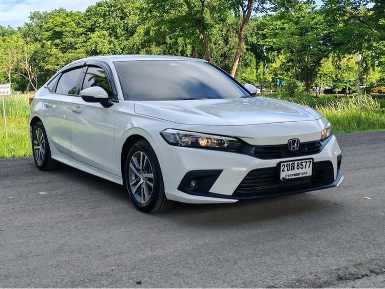 Honda Civic 2022 1.5 Turbo EL+ Sedan เบนซิน ไม่ติดแก๊ส เกียร์อัตโนมัติ ขาว รูปที่ 4