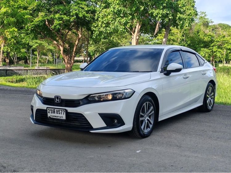 Honda Civic 2022 1.5 Turbo EL+ Sedan เบนซิน ไม่ติดแก๊ส เกียร์อัตโนมัติ ขาว รูปที่ 2