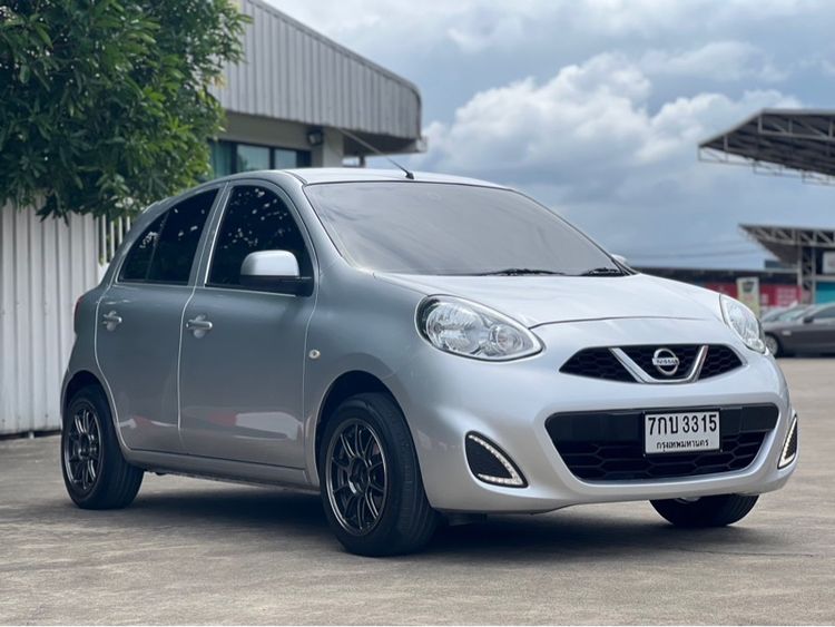 Nissan March 2018 1.2 E Sedan เบนซิน ไม่ติดแก๊ส เกียร์อัตโนมัติ เทา รูปที่ 2