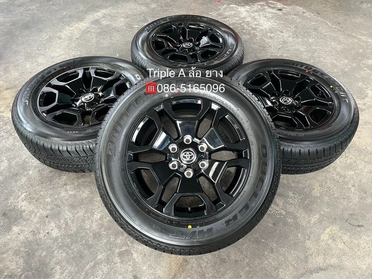 Enkai อะลูมิเนียมอัลลอย 18" ✨ล้อแม็กป้ายแดง✨Toyota Land Cruiser FJ รุ่นใหม่ล่าสุด ขอบ 18 พร้อมยางป้ายแดง 265-60-18 Bridgestone🚩ปี 26🚩