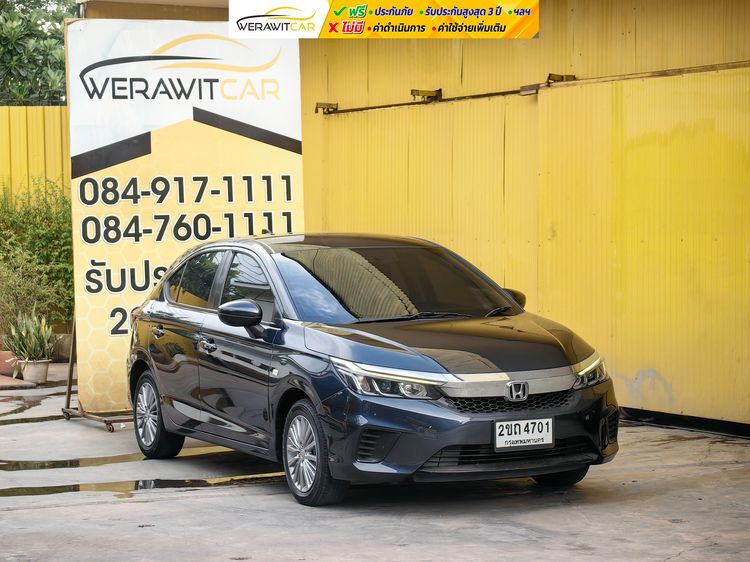 Honda City 2022 1.0 S+ Sedan เบนซิน ไม่ติดแก๊ส เกียร์อัตโนมัติ เทา