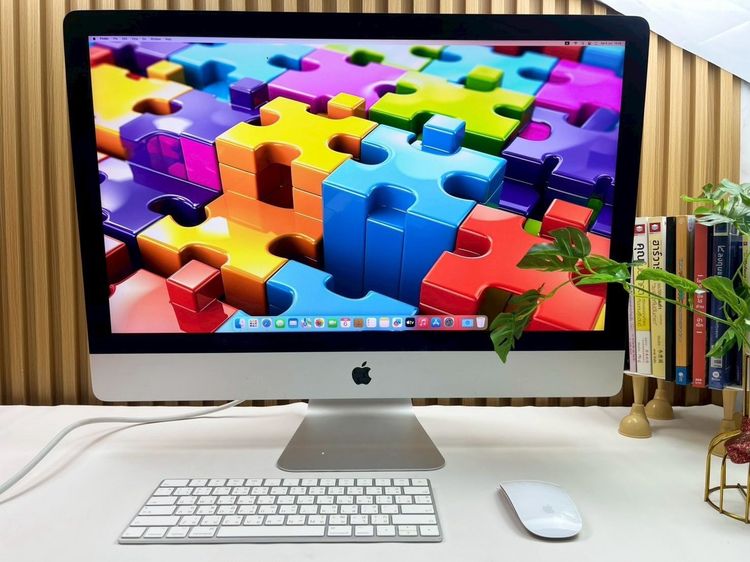 Apple แมค โอเอส 8 กิกะไบต์ อื่นๆ ไม่ใช่ iMac 27-inch Retina 5K Late 2017 Ram8GB HDD 1 TB Silver