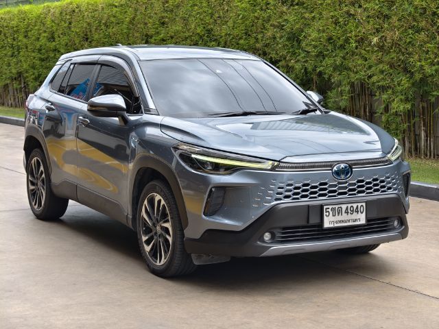 Toyota Corolla Cross 2024 1.8 HEV Premium Utility-car ไฮบริด ไม่ติดแก๊ส เกียร์อัตโนมัติ เทา