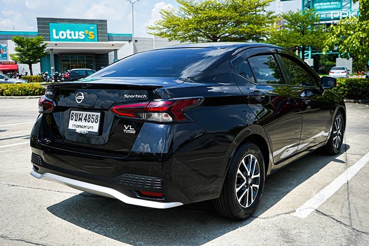 Nissan Almera 2022 1.0 VL Sedan เบนซิน ไม่ติดแก๊ส เกียร์อัตโนมัติ ดำ รูปที่ 4