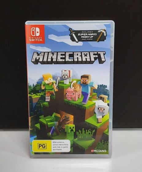 เกมส์ แผ่นเกม Minecraft สำหรับ Nintendo Switch (โซนภาษาอังกฤษ) มือสอง สภาพใหม่ 