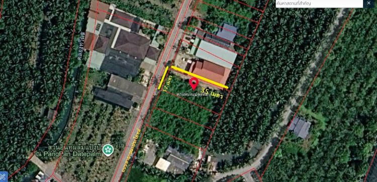 ขายที่ดิน สมุทรสาคร กระทุ่มแบน 151 ต.ร.ว หน้ากว้าง 17 ม. เหมาะสร้างบ้านสวน รูปที่ 2