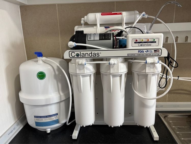 เครื่องกรองน้ำ RO ของใหม่ Colandas ไม่ต้องเจาะใดๆ ใช้ได้เลย