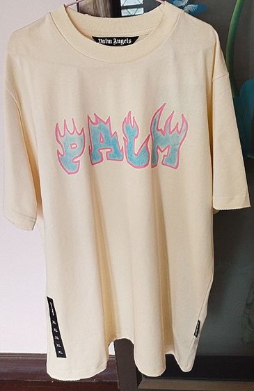 เหลือง XL แขนสั้น เสื้อทีเชิ้ต อื่นๆ เสื้อยืด Palm Angels 