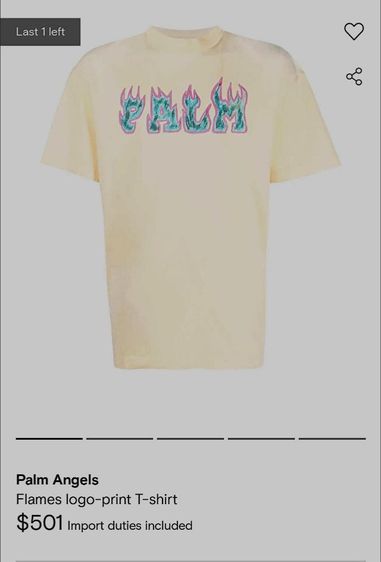 เสื้อยืด Palm Angels  รูปที่ 10