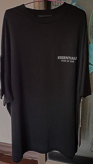 ดำ XL แขนสั้น เสื้อทีเชิ้ต อื่นๆ เสื้อยืด Essentials fear of god 