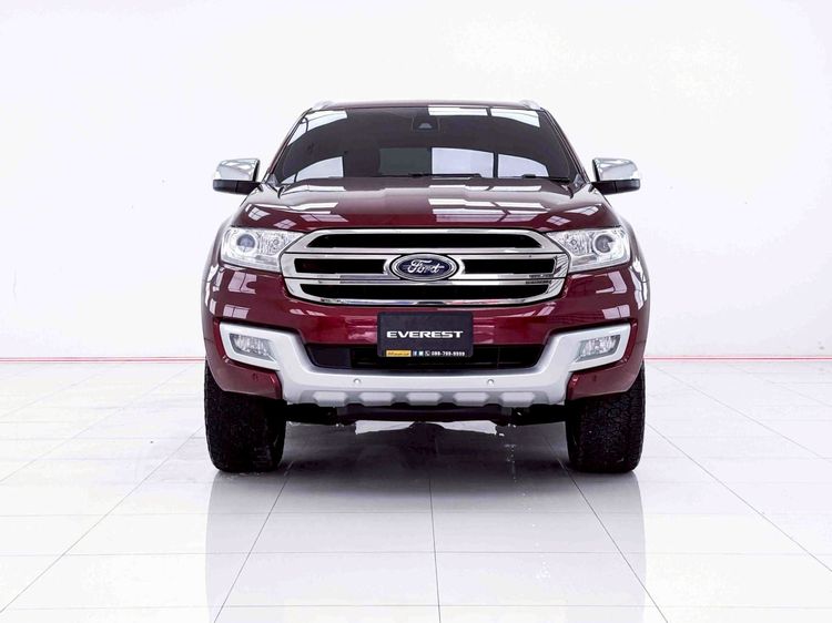 Ford Everest 2017 2.2 Titanium Plus Utility-car ดีเซล ไม่ติดแก๊ส เกียร์อัตโนมัติ แดง รูปที่ 3