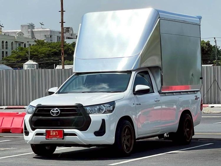 Toyota Hilux Revo 2023 2.4 Entry Pickup ดีเซล ไม่ติดแก๊ส เกียร์ธรรมดา ขาว รูปที่ 2