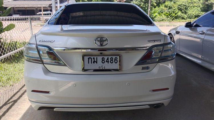 Toyota Camry 2010 2.4 Hybrid Sedan ไฮบริด ไม่ติดแก๊ส เกียร์อัตโนมัติ ขาว รูปที่ 4