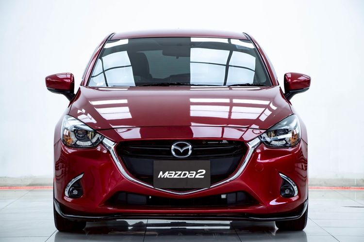 Mazda Mazda 2 2019 1.3 High Connect Sedan เบนซิน ไม่ติดแก๊ส เกียร์อัตโนมัติ แดง รูปที่ 4