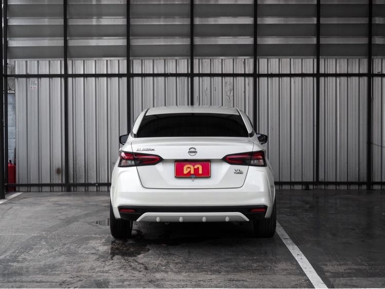 Nissan Almera 2022 1.0L Turbo VL CVT Sedan เบนซิน ไม่ติดแก๊ส เกียร์อัตโนมัติ ขาว รูปที่ 4