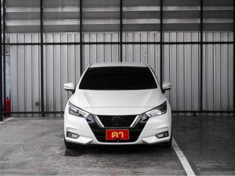 Nissan Almera 2022 1.0L Turbo VL CVT Sedan เบนซิน ไม่ติดแก๊ส เกียร์อัตโนมัติ ขาว รูปที่ 3