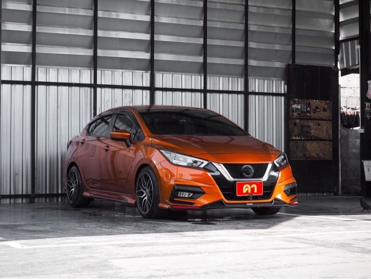 Nissan Almera 2024 1.0L Turbo VL CVT Sedan เบนซิน ไม่ติดแก๊ส เกียร์อัตโนมัติ ส้ม รูปที่ 2