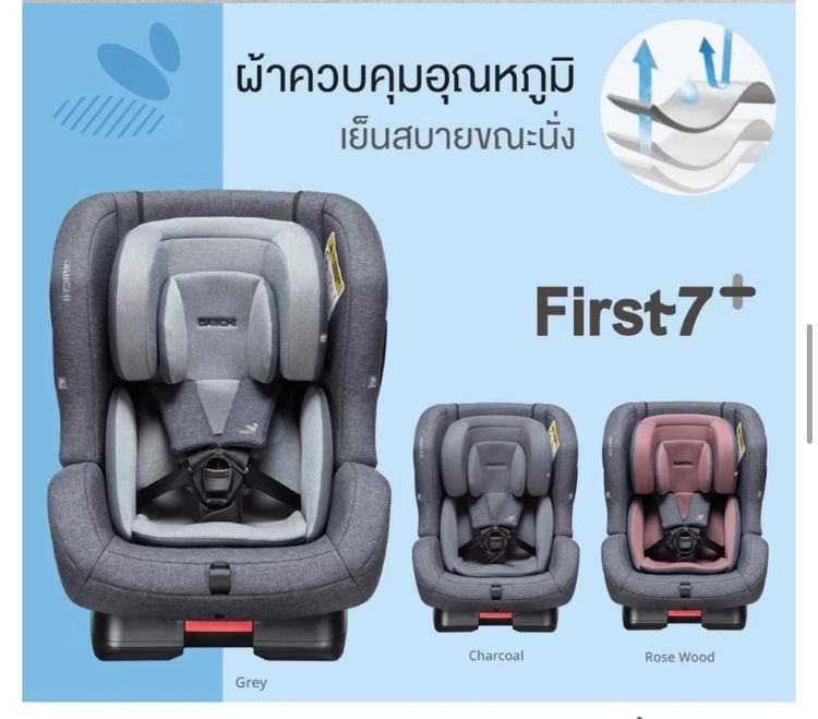 ￼DAIICHI - First7 Plus Car Seat ระบบ Belt คาร์ซีทไดอิชิยอดฮิต เหมาะตั้งแต่เด็กแรกเกิด 0-7 ปี รูปที่ 7