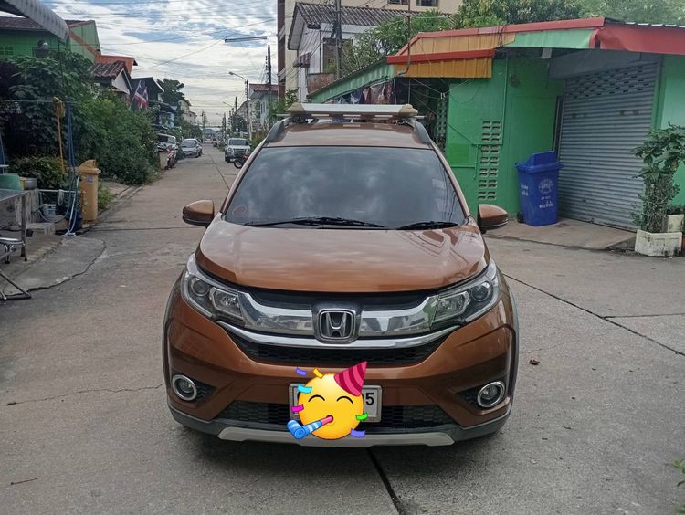 Honda BR-V 2017 1.5 SV Utility-car เบนซิน เกียร์อัตโนมัติ บรอนซ์ทอง