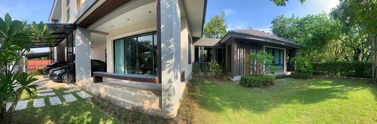 ขายขาดทุน บ้านเดี่ยวหลังใหญ่ที่สุดในหมู่บ้าน ติดสวน ม.ฮาบิเทียพาร์ค เทียนทะเล 28