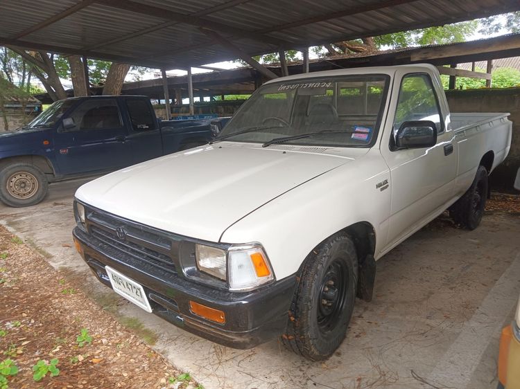 Toyota Hilux Mighty-X 1995 2.4 Pickup ดีเซล ไม่ติดแก๊ส เกียร์ธรรมดา ขาว รูปที่ 3