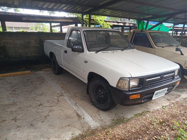 Toyota Hilux Mighty-X 1995 2.4 Pickup ดีเซล ไม่ติดแก๊ส เกียร์ธรรมดา ขาว รูปที่ 2