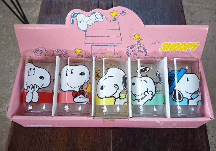 ชุดแก้ว Snoopy 5 ใบ