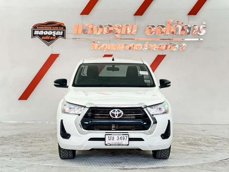 Toyota Hilux Revo 2021 2.4 Z Edition Entry Pickup ดีเซล ไม่ติดแก๊ส เกียร์ธรรมดา ขาว รูปที่ 2