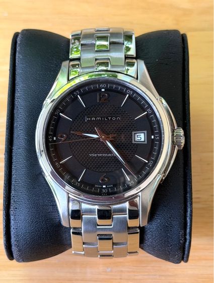 ดำ HAMILTON Jazzmaster Viewmatic 40 mm Automatic Men’s Watch Black Dial H32515135 