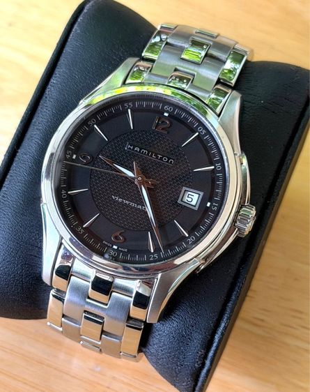 HAMILTON Jazzmaster Viewmatic 40 mm Automatic Men’s Watch Black Dial H32515135  รูปที่ 5
