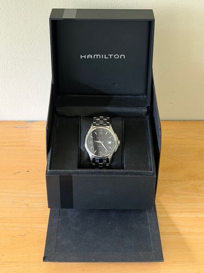 HAMILTON Jazzmaster Viewmatic 40 mm Automatic Men’s Watch Black Dial H32515135  รูปที่ 4