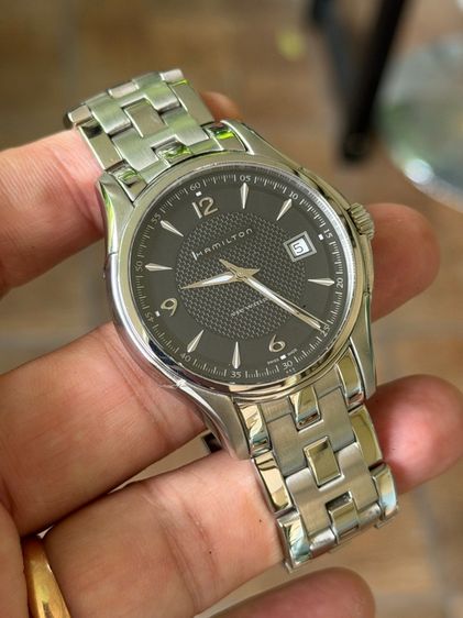 HAMILTON Jazzmaster Viewmatic 40 mm Automatic Men’s Watch Black Dial H32515135  รูปที่ 9
