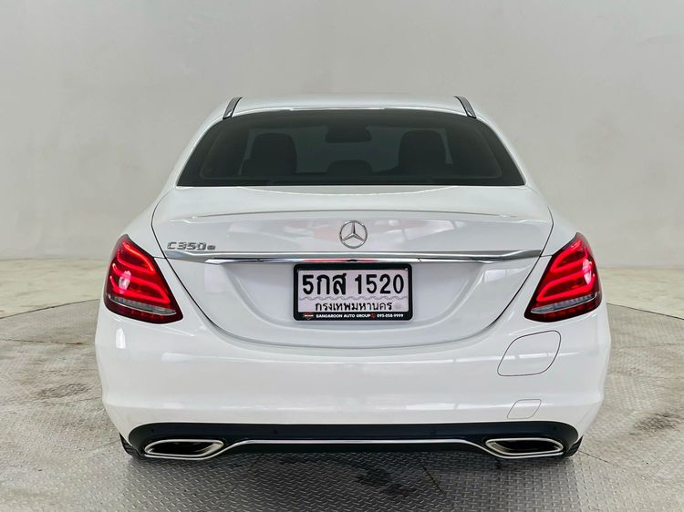 Mercedes-Benz C-Class 2017 C350e Sedan ไฮบริด ไม่ติดแก๊ส เกียร์อัตโนมัติ ขาว รูปที่ 4