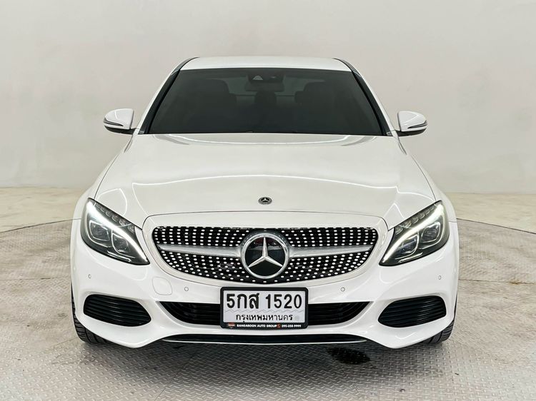 Mercedes-Benz C-Class 2017 C350e Sedan ไฮบริด ไม่ติดแก๊ส เกียร์อัตโนมัติ ขาว รูปที่ 2