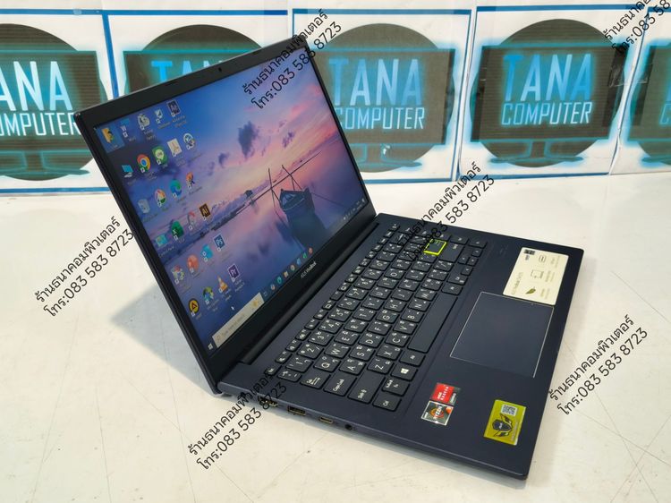 โน๊ตบุคเล่นเกมส์มือสอง Asus AMD Ryzen3-3250U Ram4GB SSD512GB รูปที่ 4