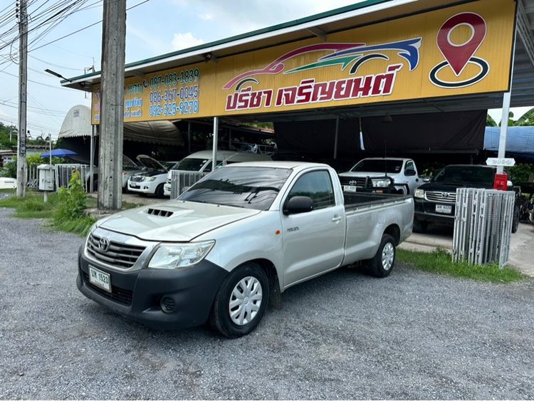 Toyota Hilux Vigo Champ 2012 2.5 J Single Cab Pickup ดีเซล ไม่ติดแก๊ส เกียร์ธรรมดา เทา