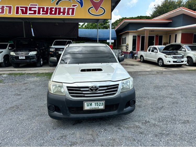 Toyota Hilux Vigo Champ 2012 2.5 J Single Cab Pickup ดีเซล ไม่ติดแก๊ส เกียร์ธรรมดา เทา รูปที่ 2