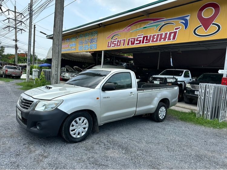 Toyota Hilux Vigo Champ 2012 2.5 J Single Cab Pickup ดีเซล ไม่ติดแก๊ส เกียร์ธรรมดา เทา รูปที่ 4