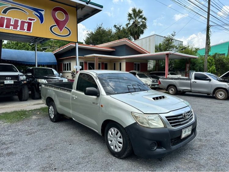 Toyota Hilux Vigo Champ 2012 2.5 J Single Cab Pickup ดีเซล ไม่ติดแก๊ส เกียร์ธรรมดา เทา รูปที่ 3