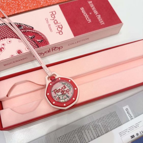 New Audemars Piguet x Swatch รุ่น "Otto Rosso"   รูปที่ 3