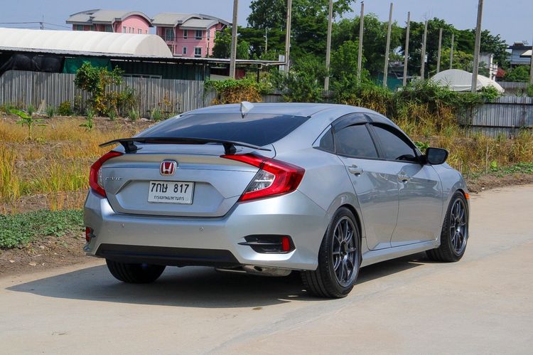 Honda Civic 2018 1.8 E i-VTEC Sedan เบนซิน ไม่ติดแก๊ส เกียร์อัตโนมัติ เทา รูปที่ 4